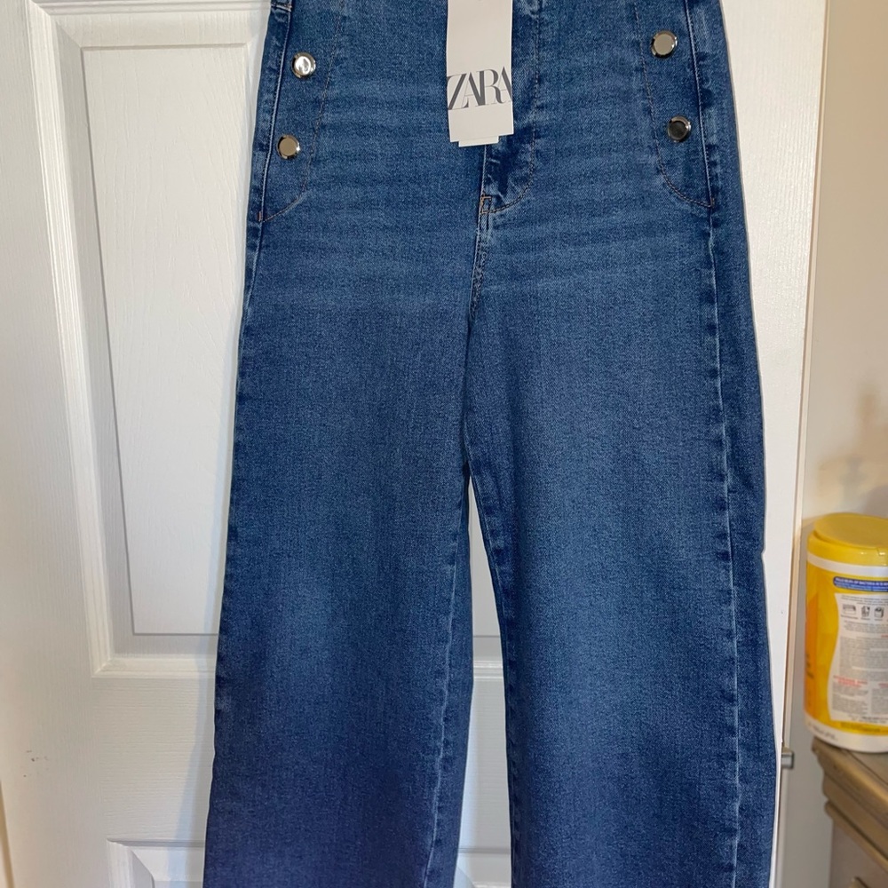 BNWT BEAUTIFUL ZARA JEANS WIDE LEG